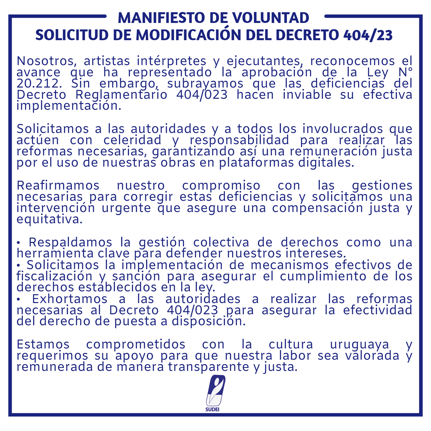 Manifiesto de Voluntad